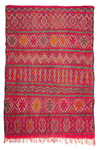 Rent Moroccan Kilim Rug #833