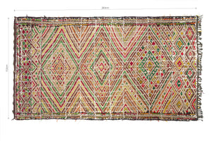 Rent Moroccan Kilim Rug #848